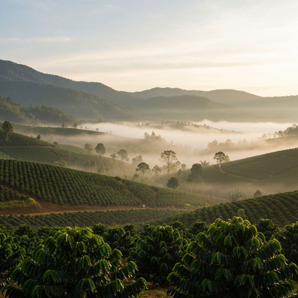 Plantación de café Valle de Niebla